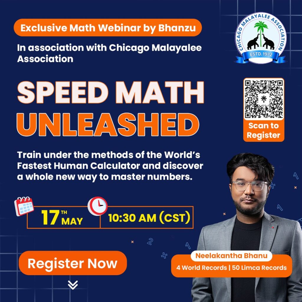 Speed Math Unleashed – Chicago Malayalee Association | Official website ...